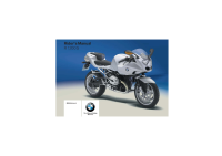 BMW R1200 S - Owners manual EN 2007
